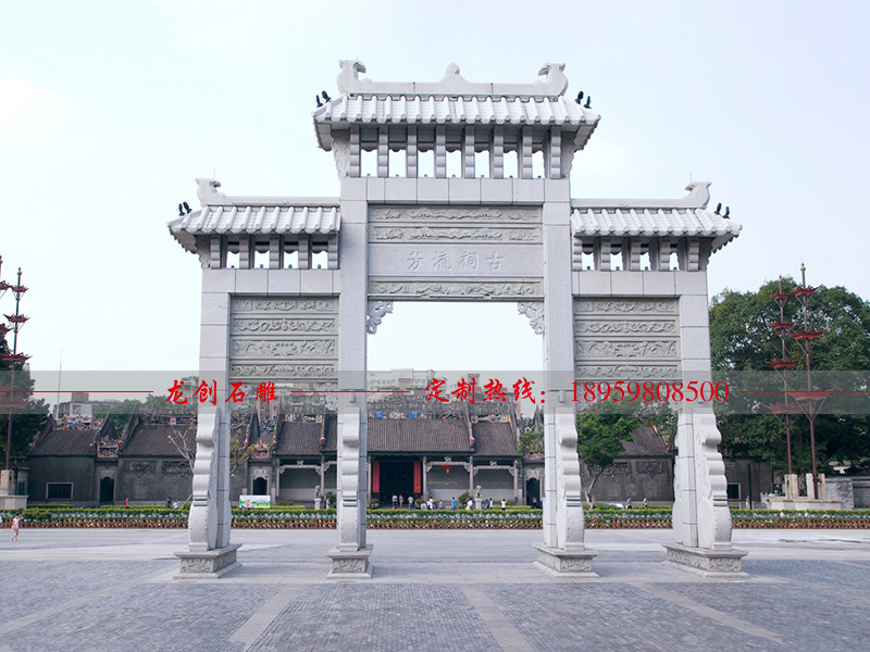 新農(nóng)村牌坊制作用什么石材？需要注意什么？